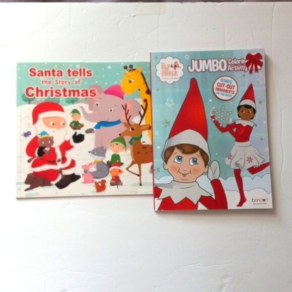 Christmas Storybook Coloring Book Bundle - Picture 1 of 6